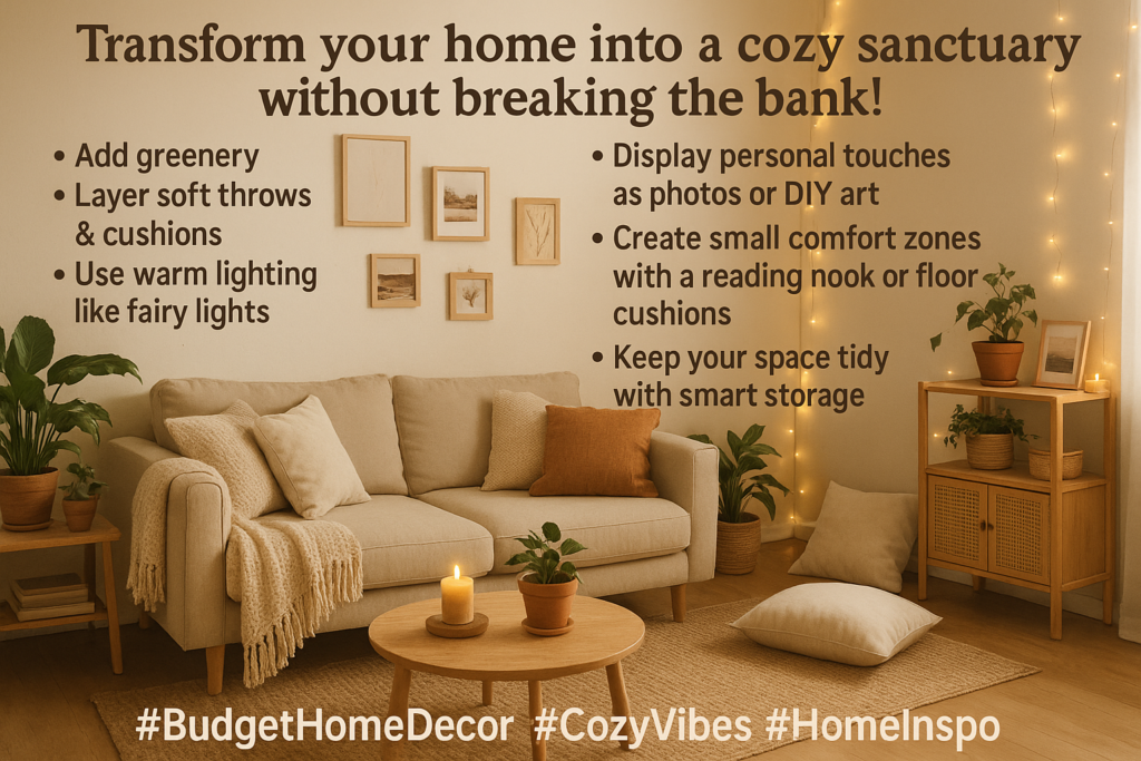 Cozy Home Decor Ideas on a Budget